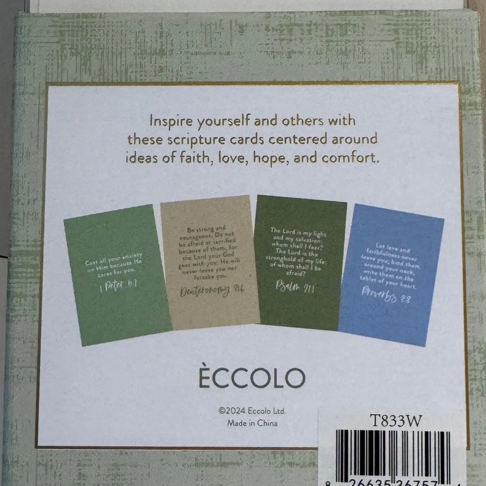 ✝️ A Box of Verse Scripture Cards. NIB
